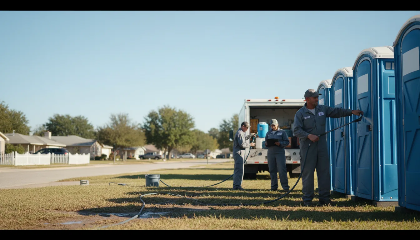 Long-Term Portable Toilet Rental in Vernon, AL near me